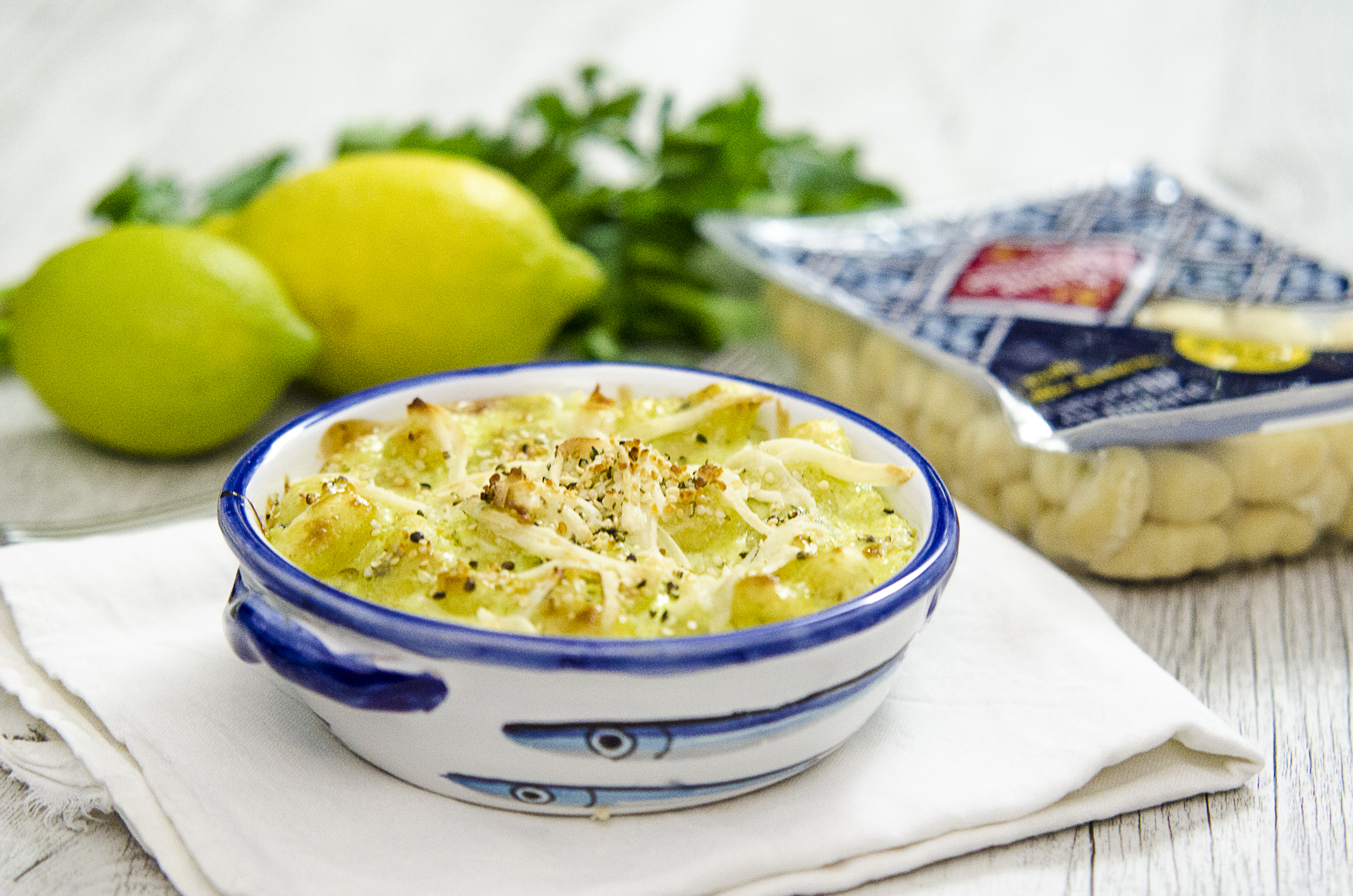 Gnocchi al tegamino con salsa bianca al limone Antonio Amato